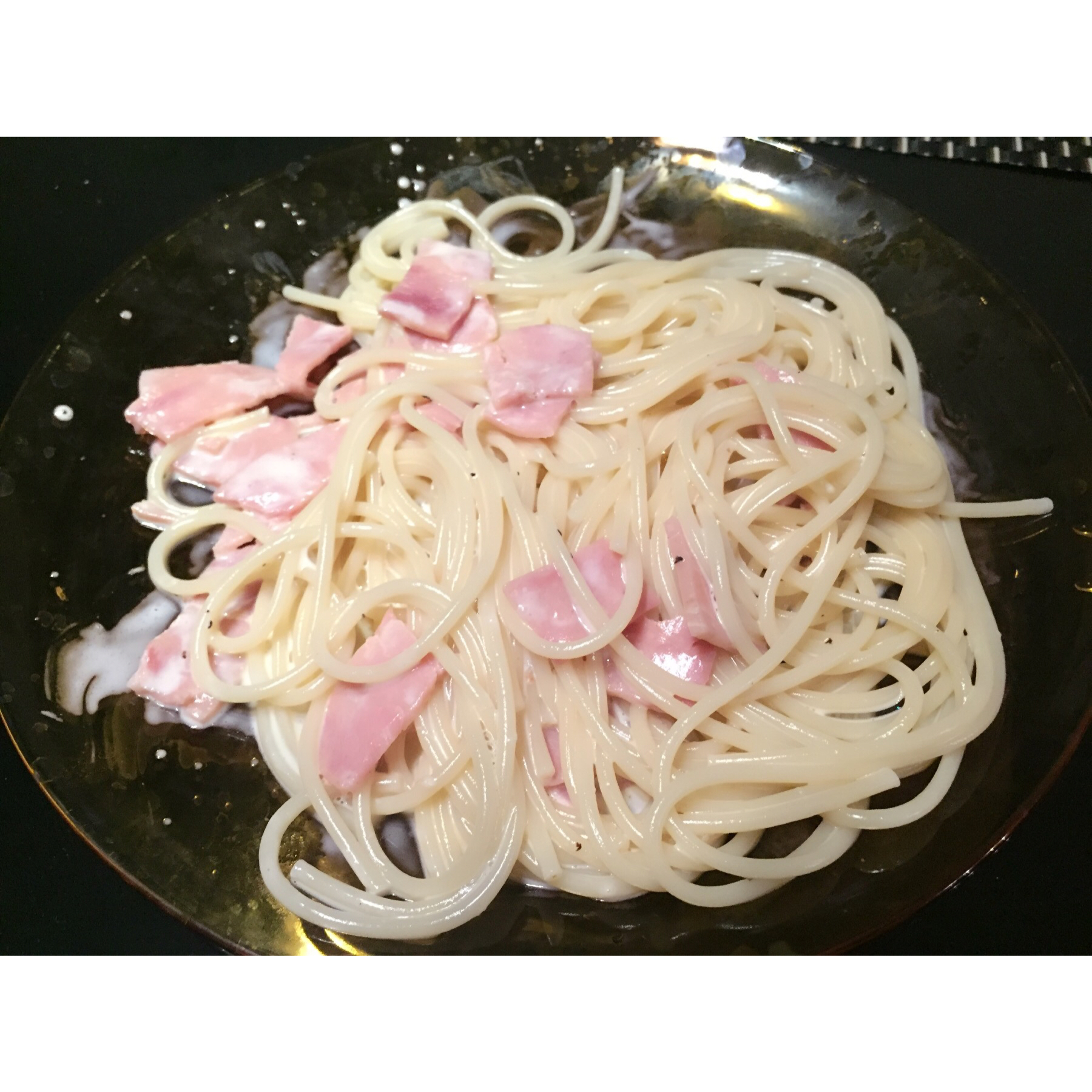 奶油培根意大利面