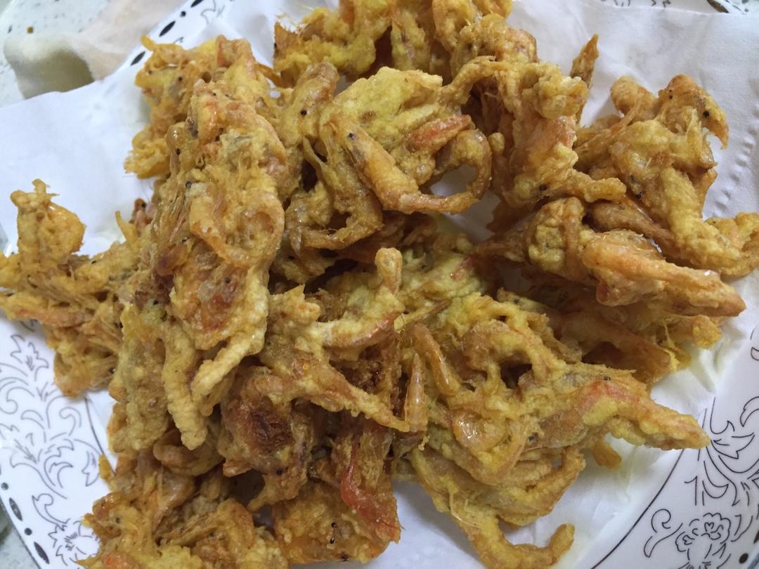 超级简单的炸江虾