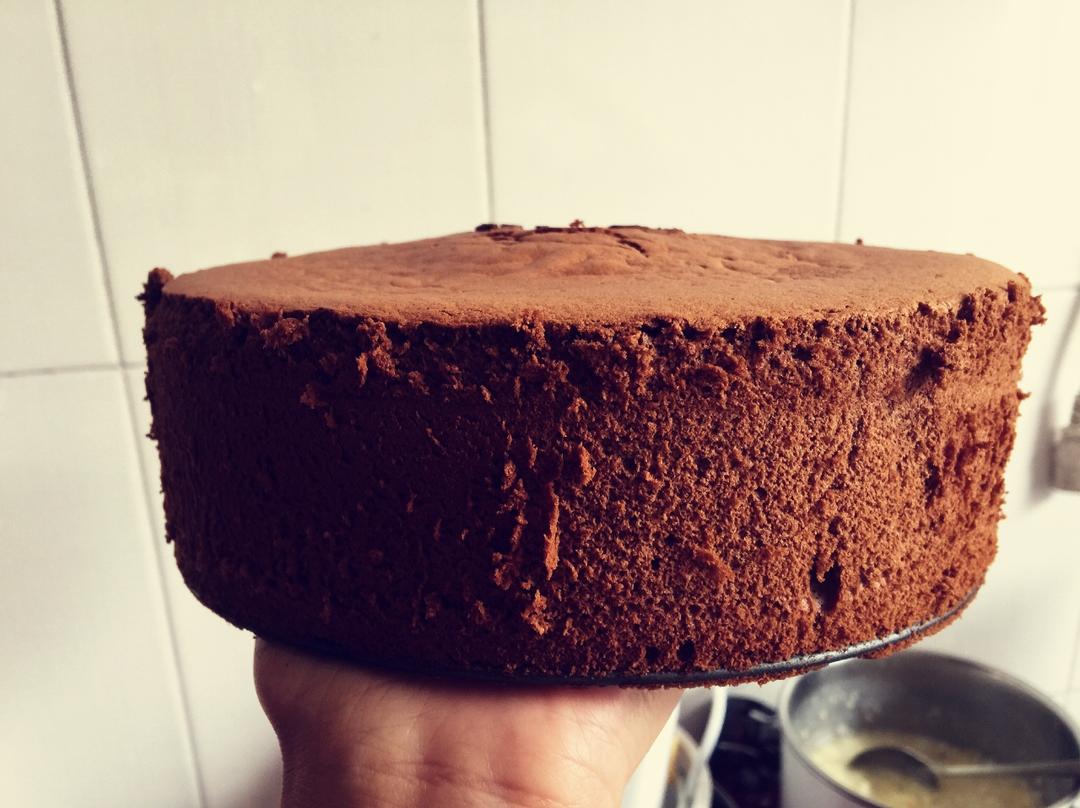 不消泡的巧克力戚风