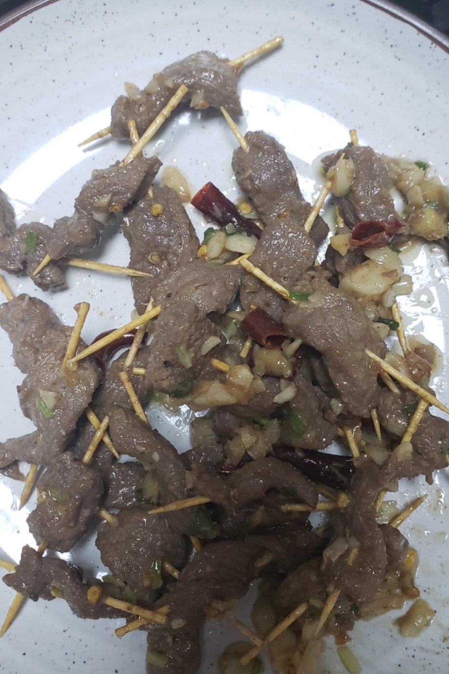 牙签牛肉 道地湖南味