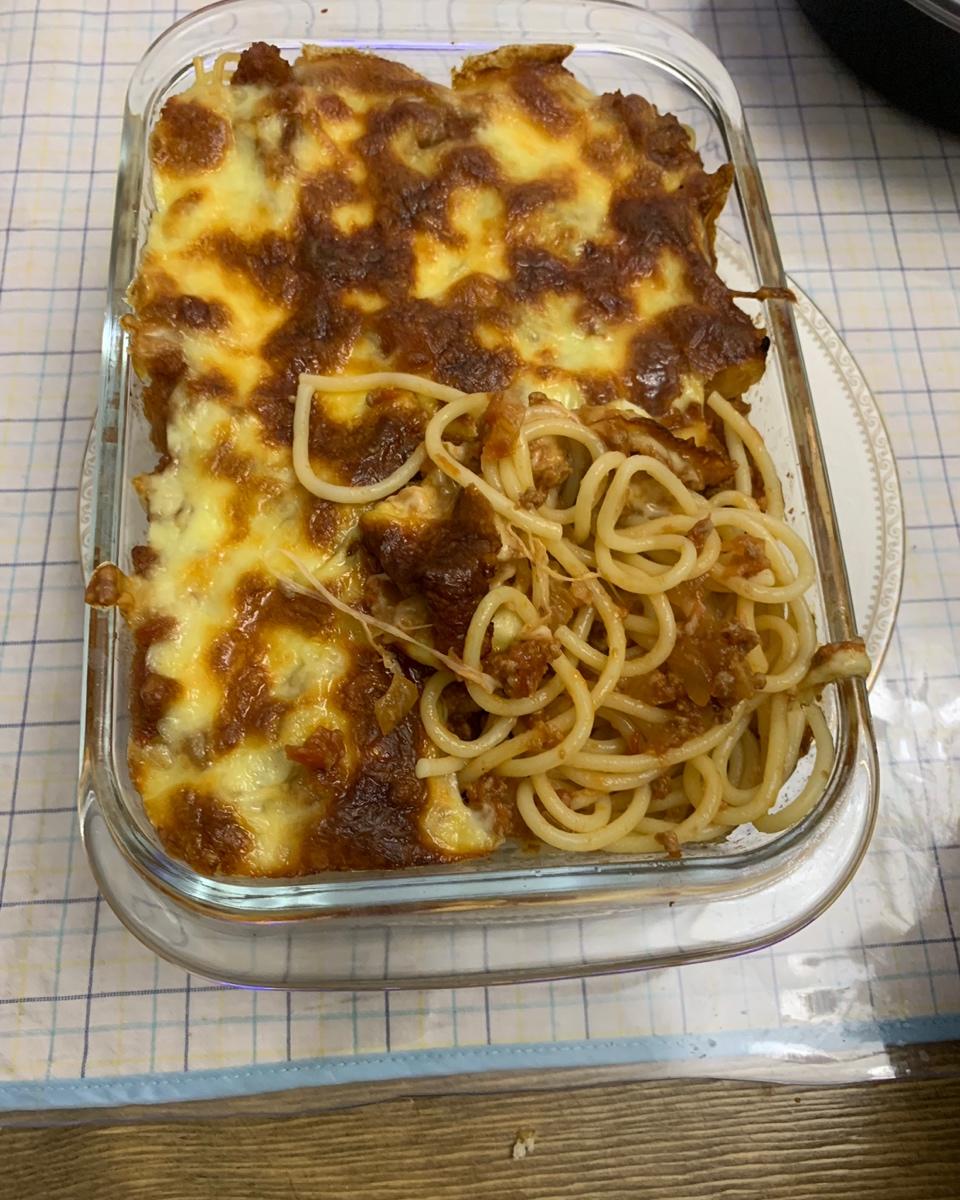 芝士肉酱焗意面