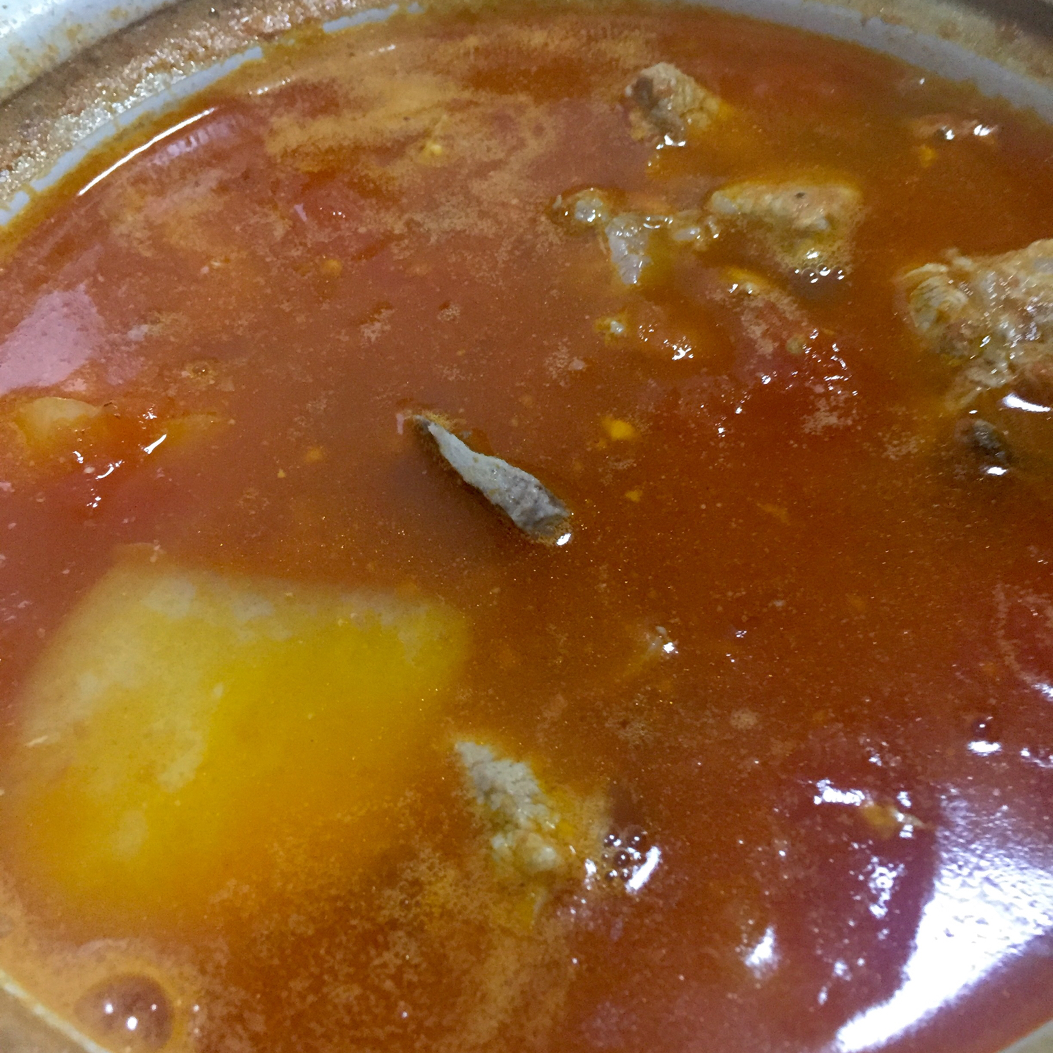 番茄土豆小排汤