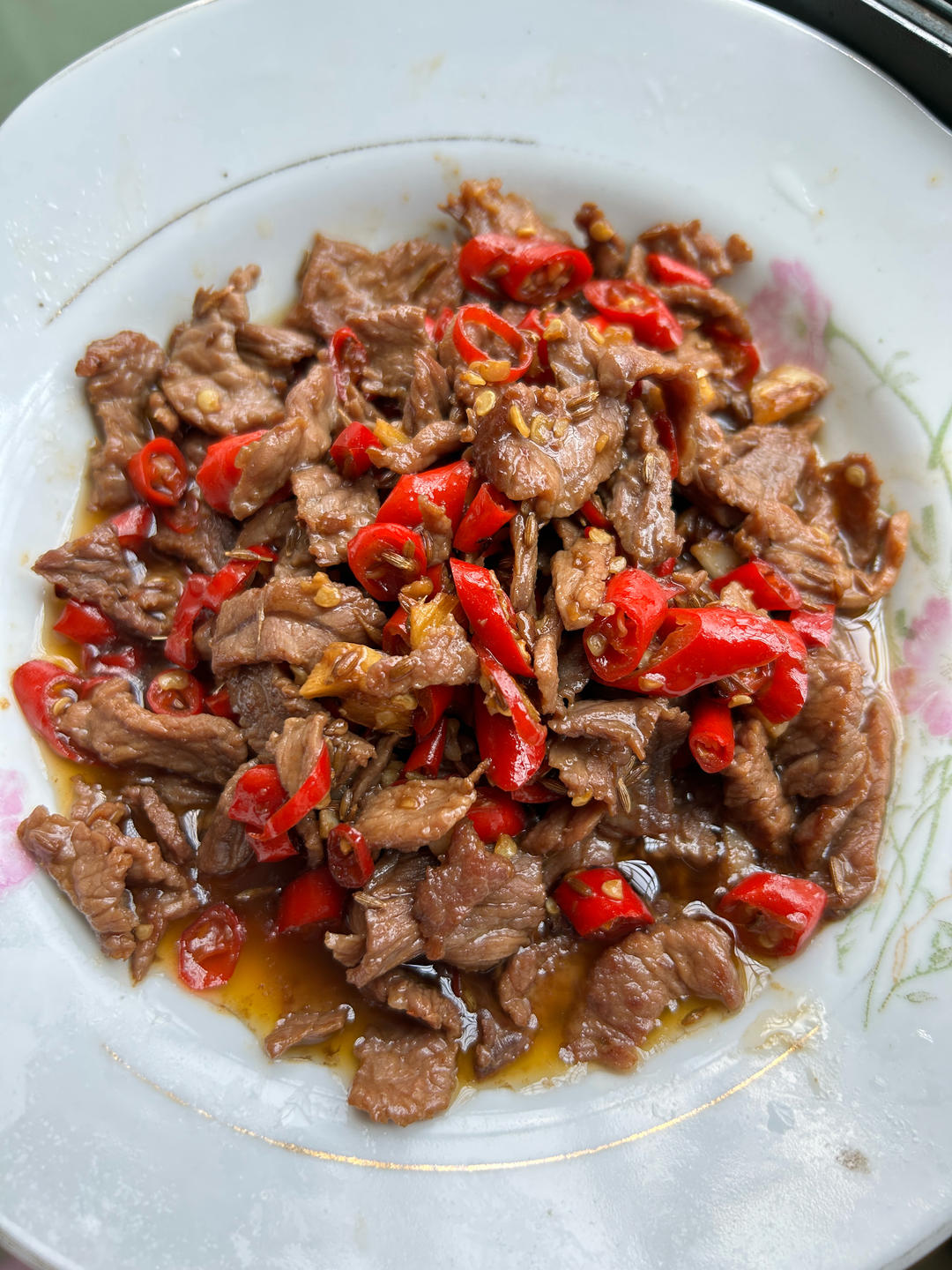 小炒孜然牛肉