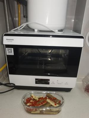 剁椒蒸茄子（松下JK180W蒸烤箱）的做法 步骤6