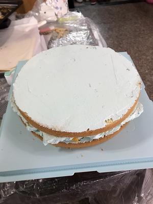 双层生日蛋糕的做法 步骤2