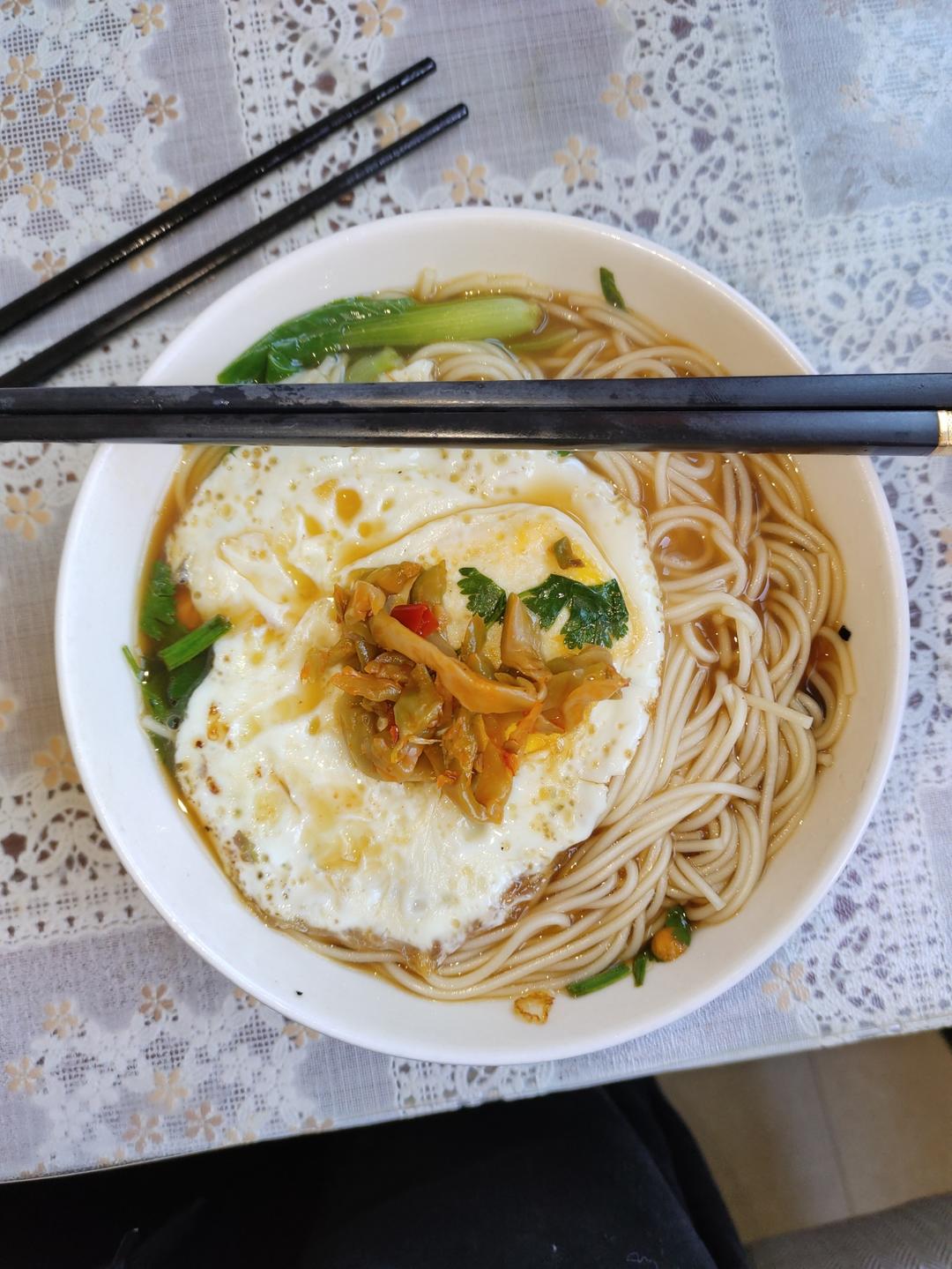 清淡鲜美༄「紫菜清汤面🍜」༄