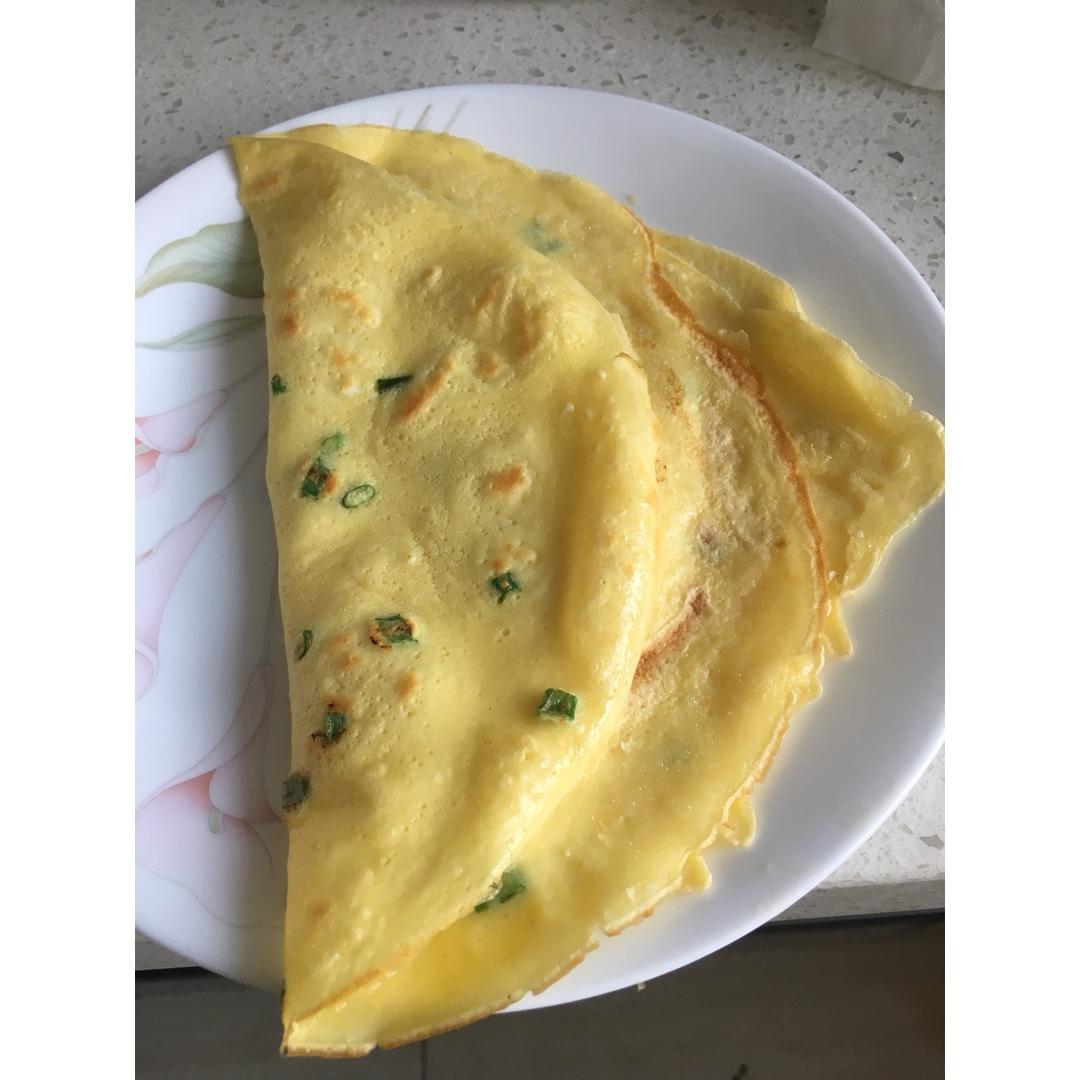 葱花鸡蛋饼