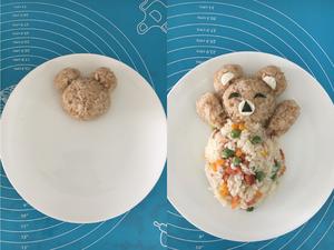 午睡熊蛋包饭的做法 步骤6