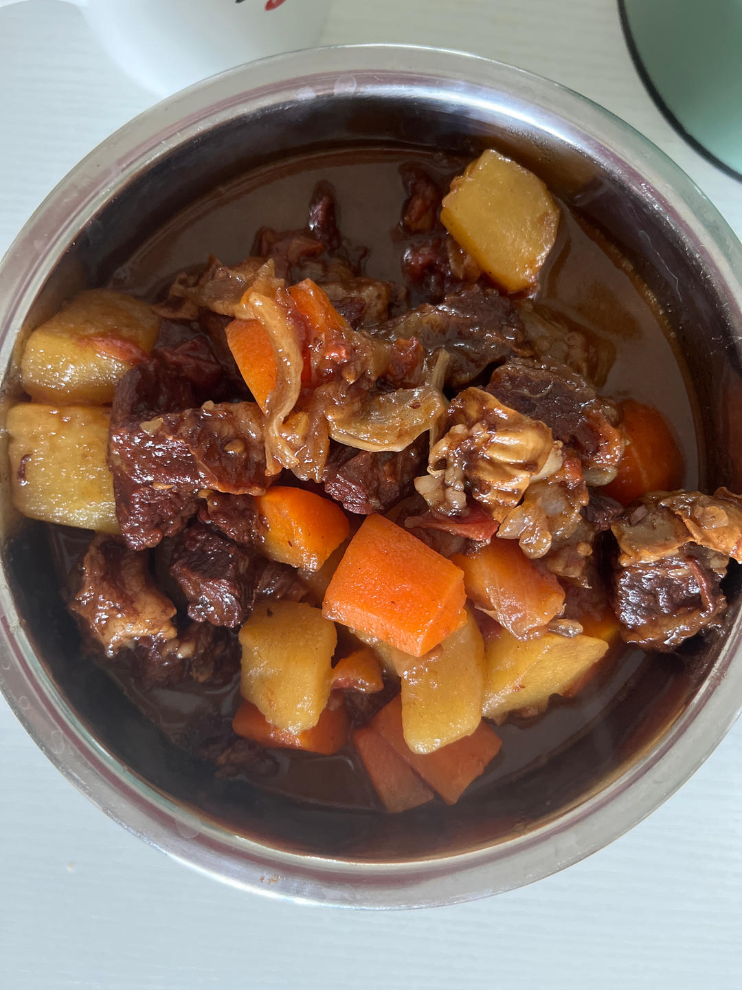 红烧牛肉土豆 （独家秘制）