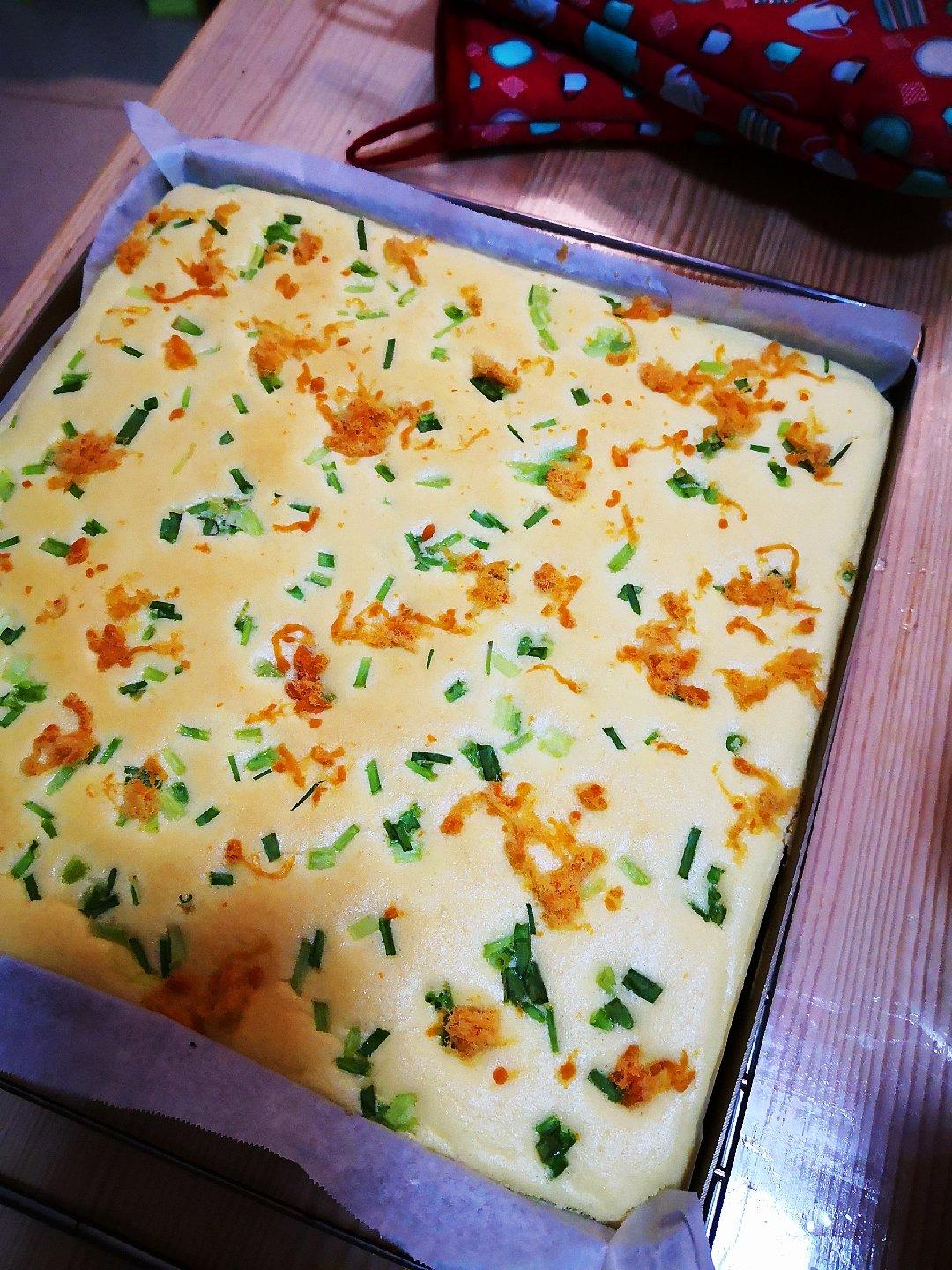 香葱肉松肥蛋糕卷～