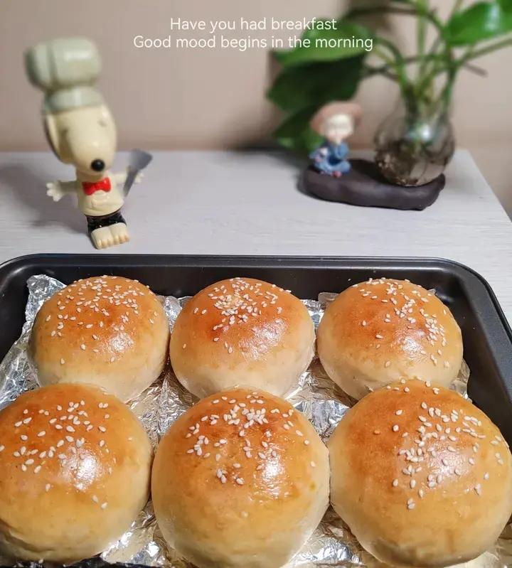 香蕉软欧面包，无糖全麦却香甜松软