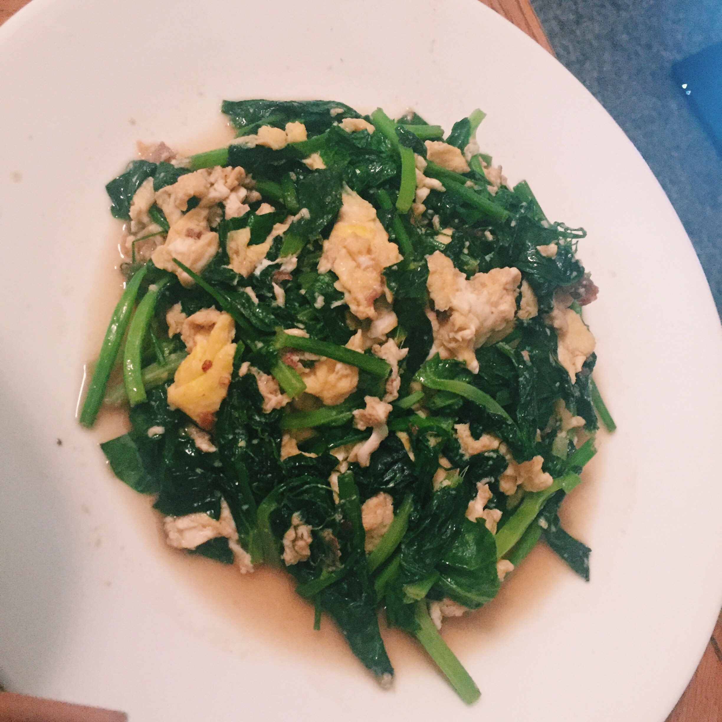 豌豆苗炒鸡蛋