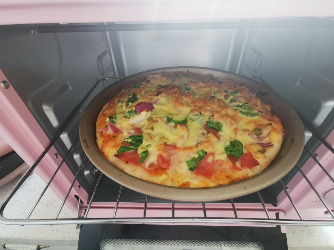 芝心培根香肠pizza