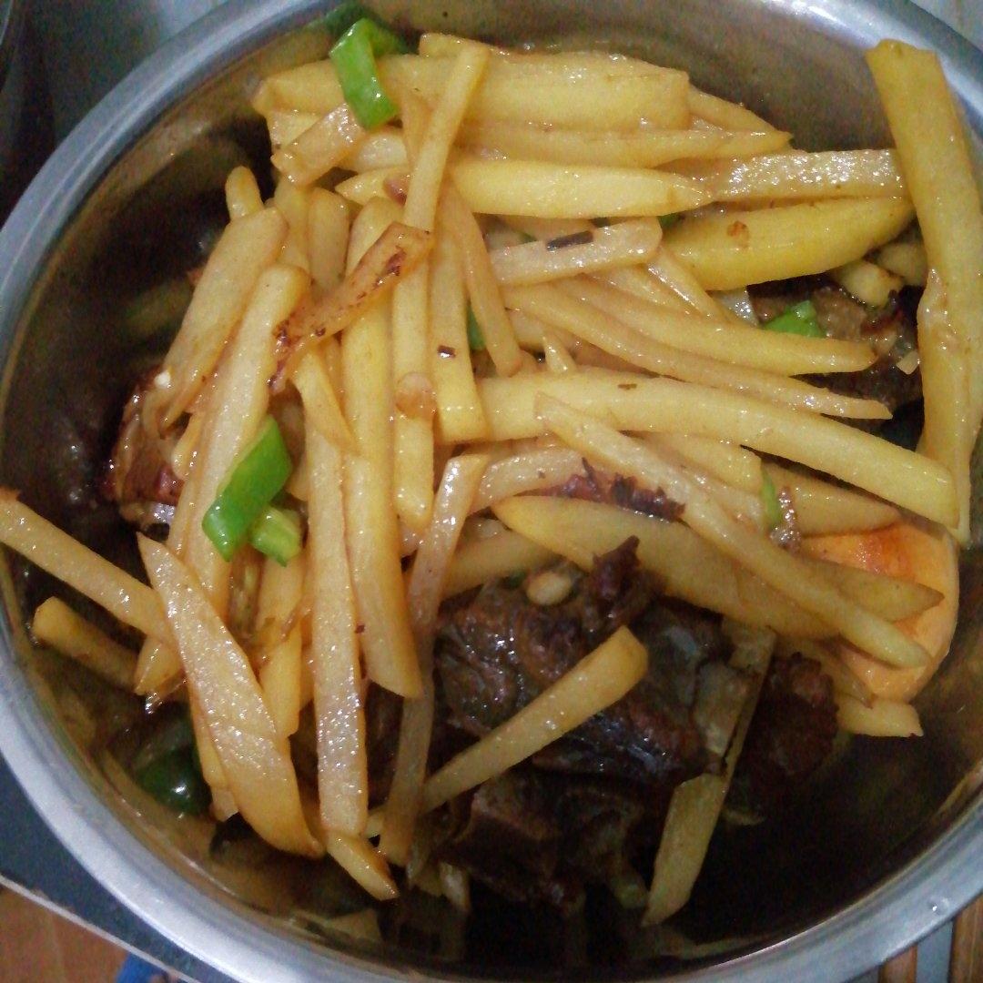 青椒土豆丝