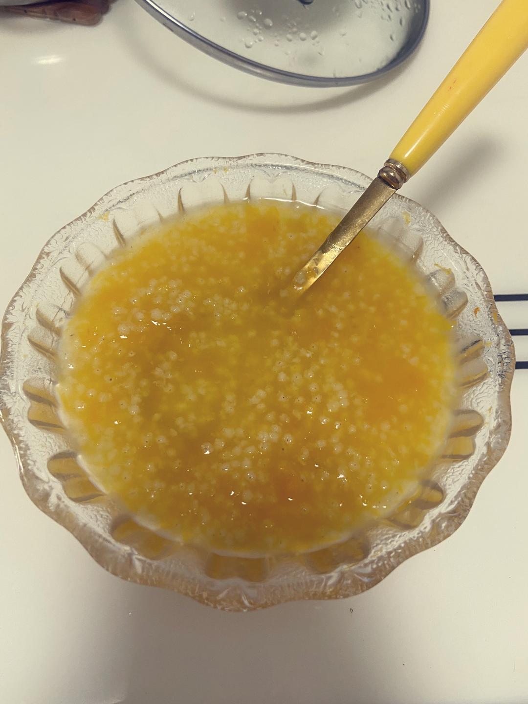 南瓜小米粥的做法