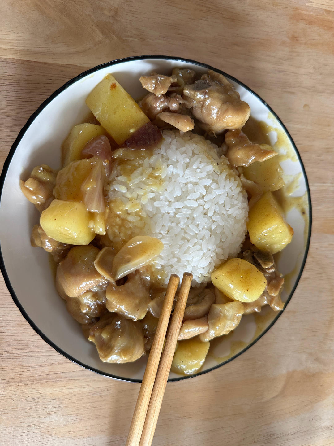 教你做好吃的咖喱鸡腿饭
