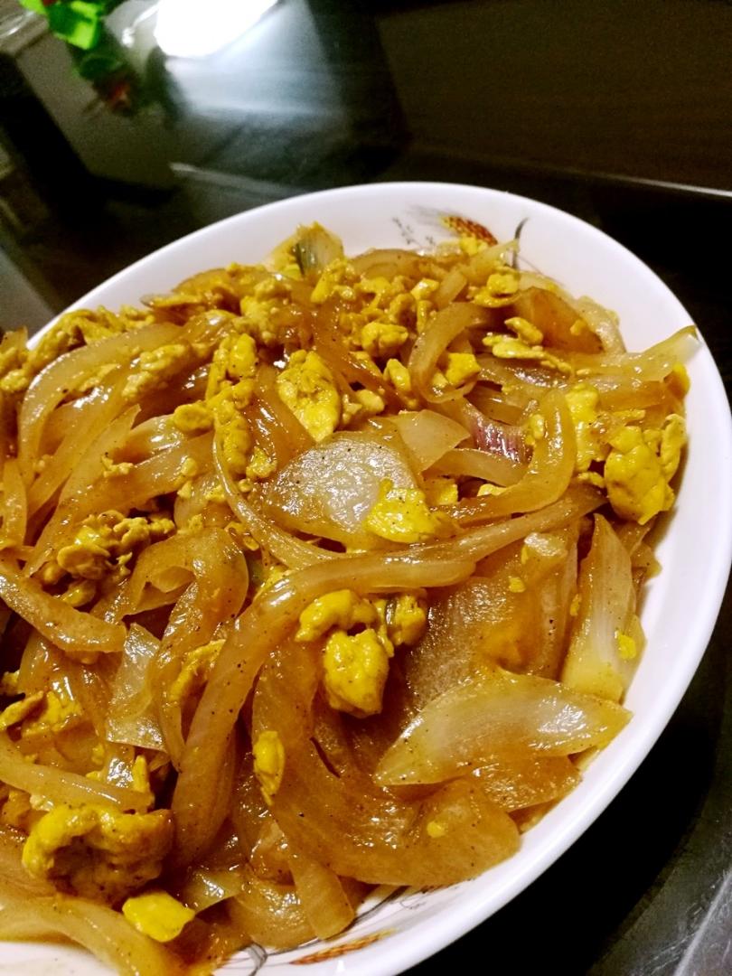 洋葱炒鸡蛋