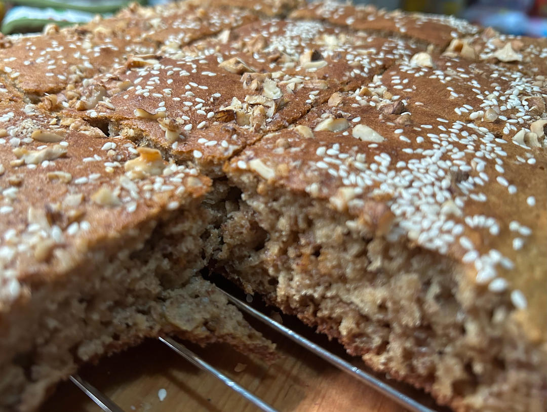 香蕉核桃蛋糕（低油少糖健康版）