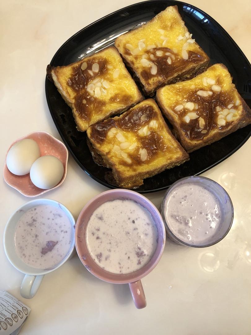 零失败快手岩烧乳酪(熔岩吐司)十分钟网红早餐，好吃哭