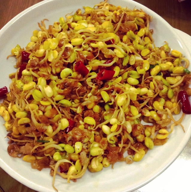 黄豆芽炒粉条