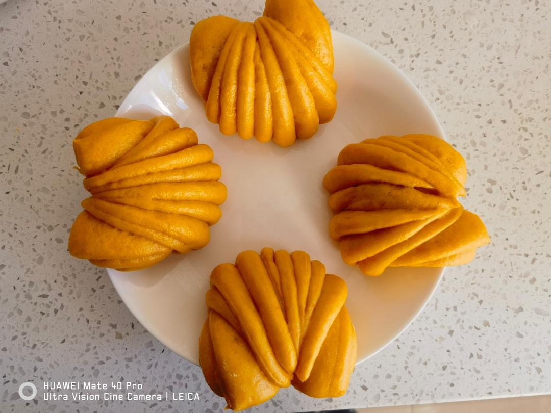 造型漂亮做法超简单的，花卷馒头