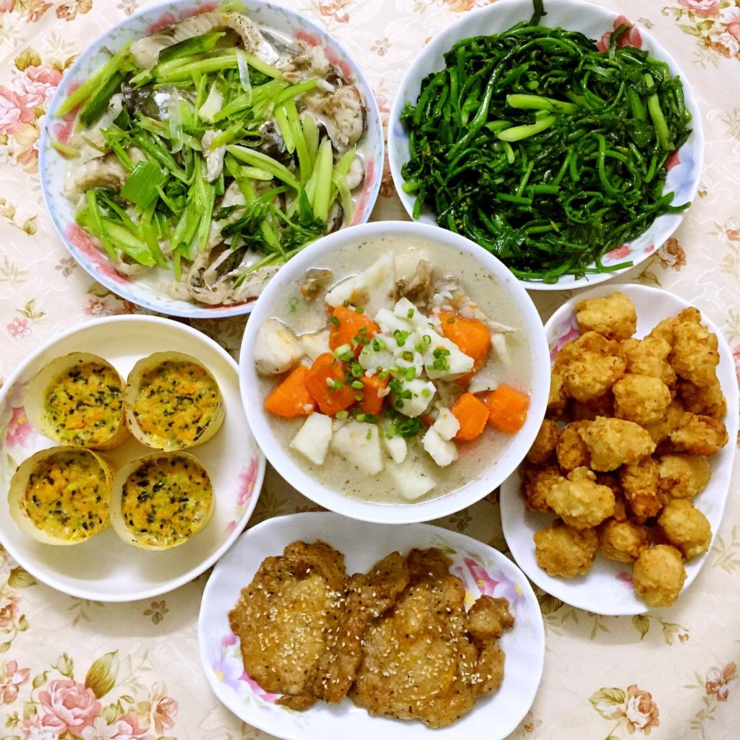 米娟做的晚餐2017年1月22日