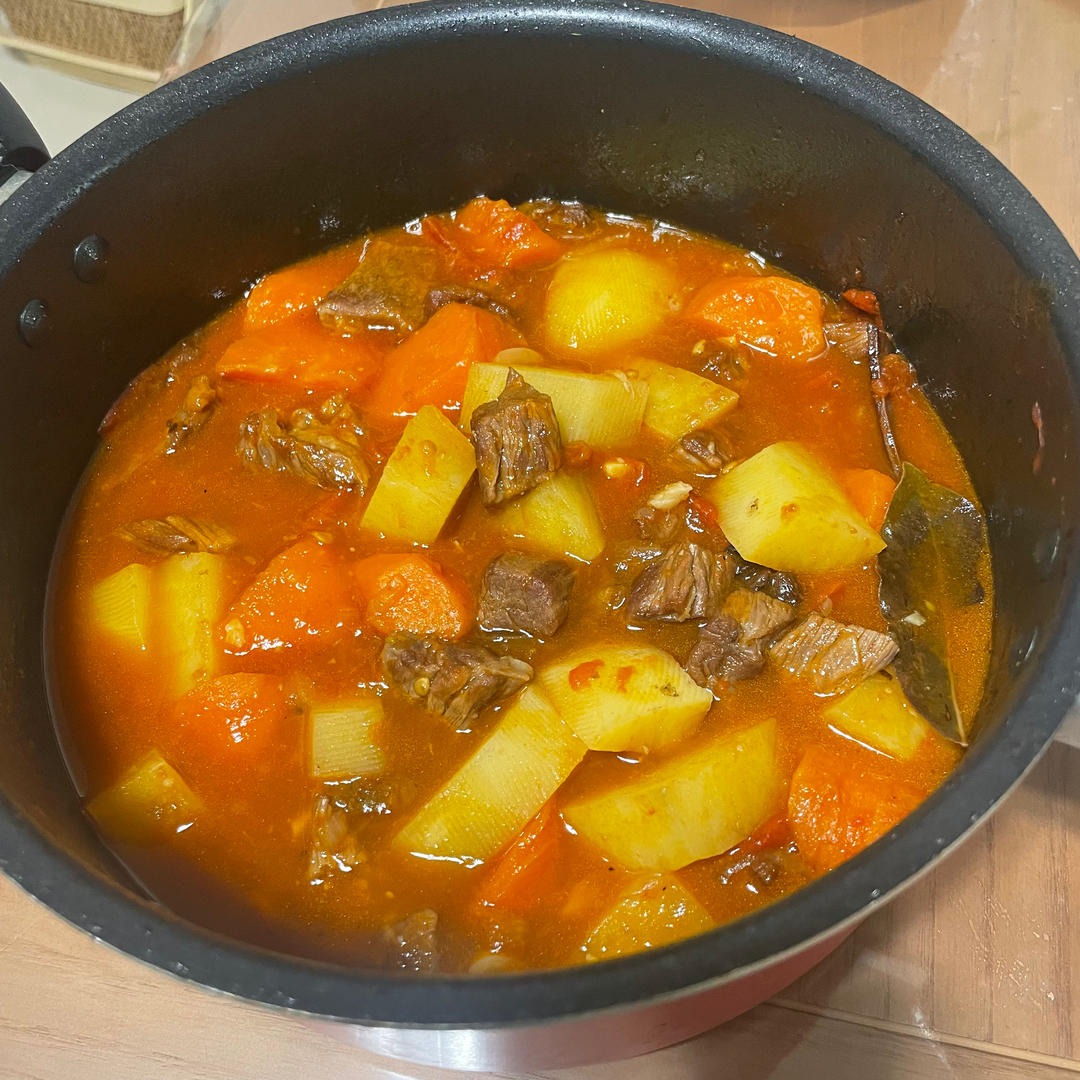 番茄土豆炖牛腩