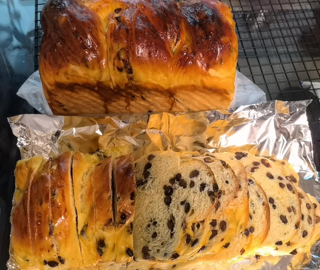 蜜红豆吐司🍞不用厨师机快速出手套膜