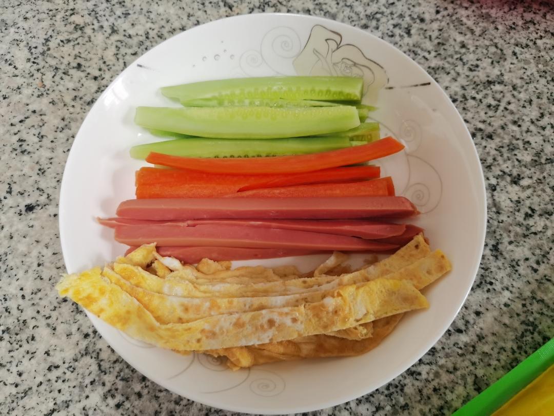 韩国朋友亲授的紫菜包饭김밥