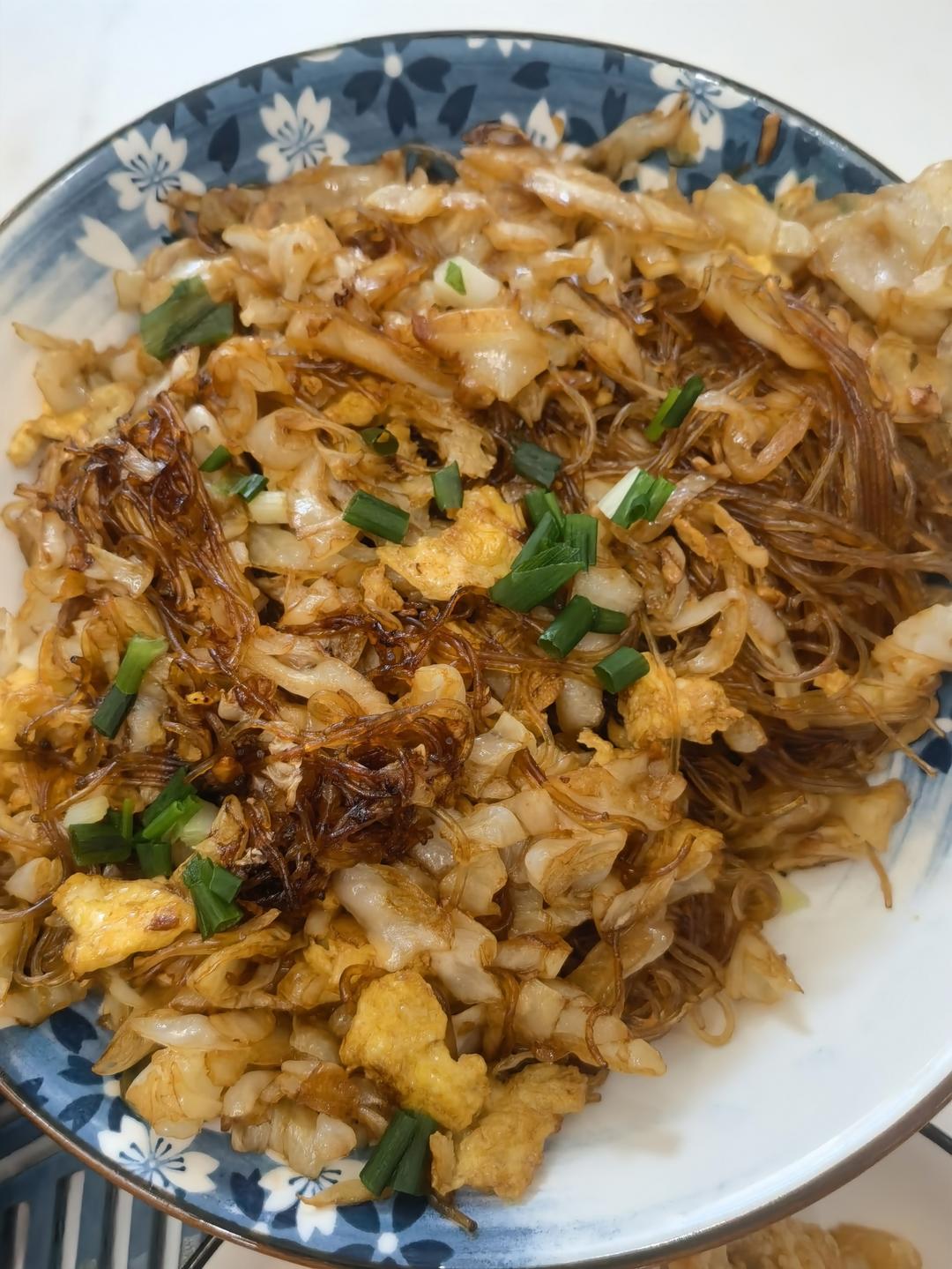 粉丝炒包菜