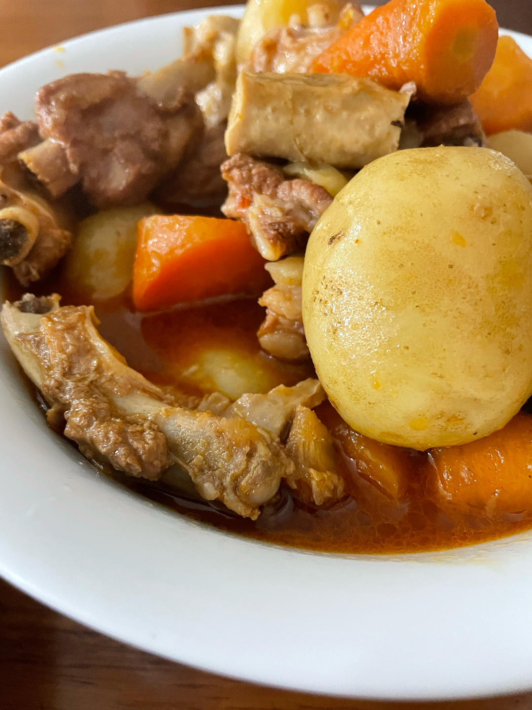 简单版土豆炖排骨