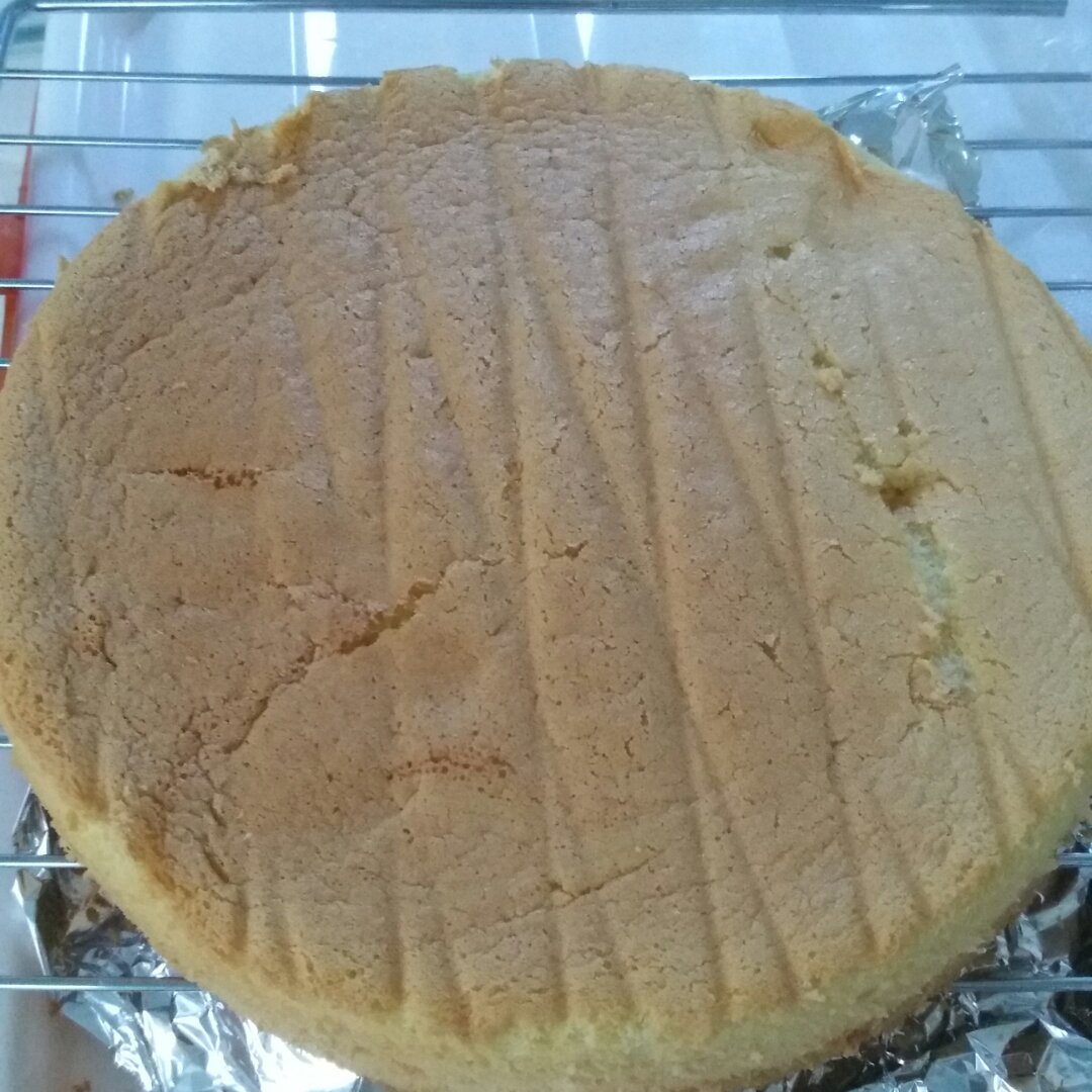 超好记八寸戚风蛋糕（后蛋法）