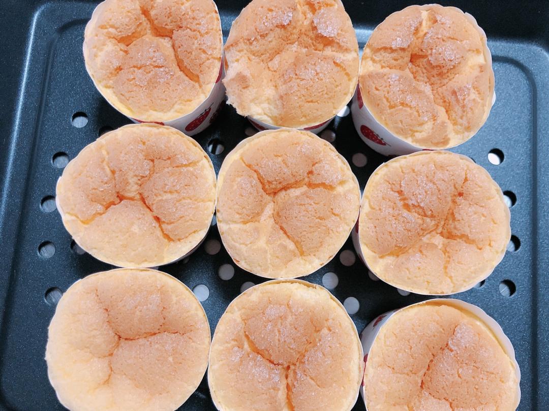 纸杯蛋糕 8寸戚风蛋糕的量