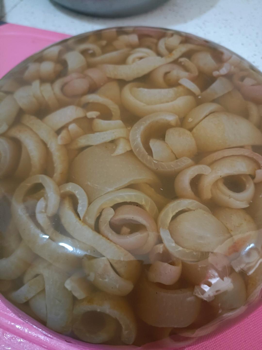 水晶肉皮冻