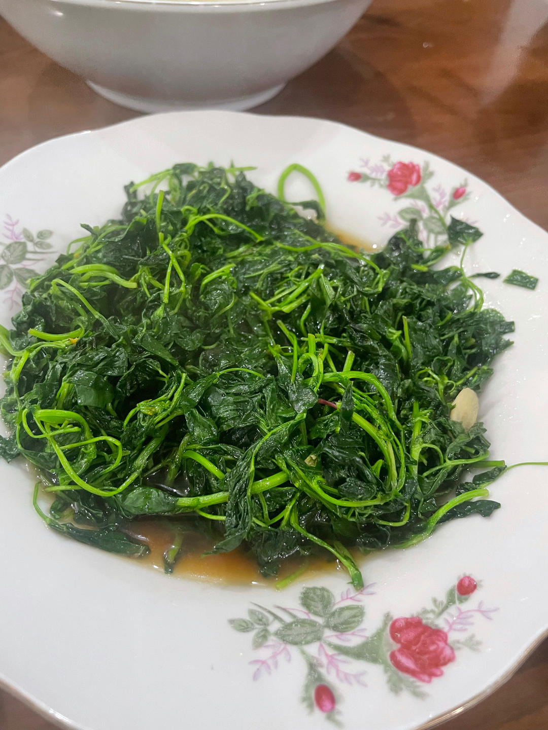 16秒搞定一盘酒香草头