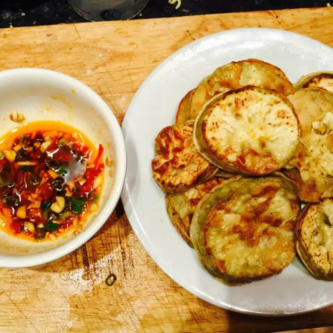 夏日煎茄饼
