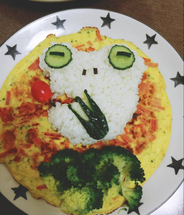 戴青蛙帽子的Kitty饭团