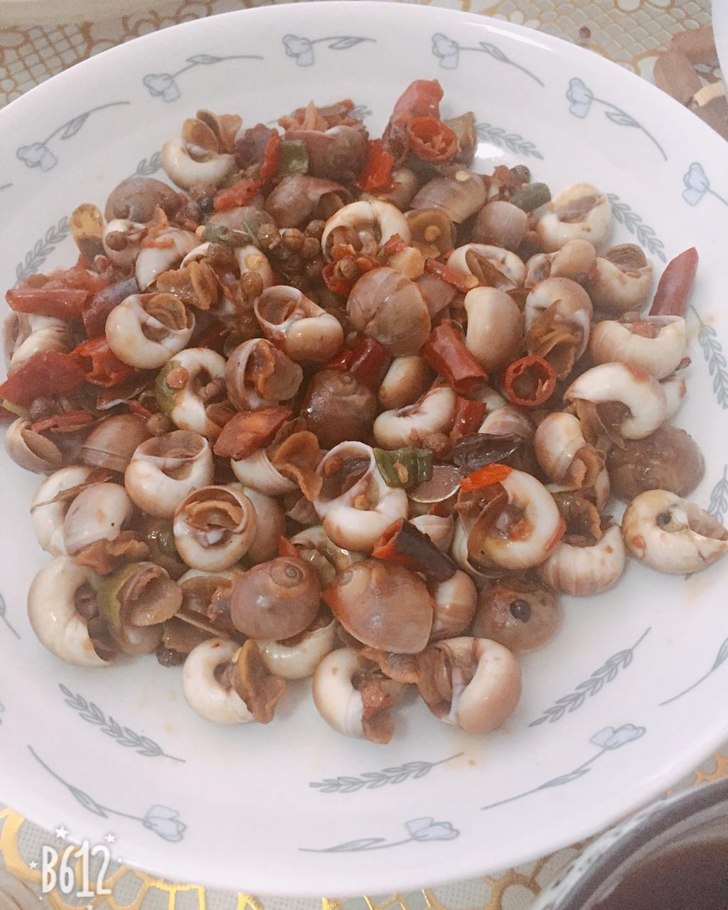 辣炒香螺