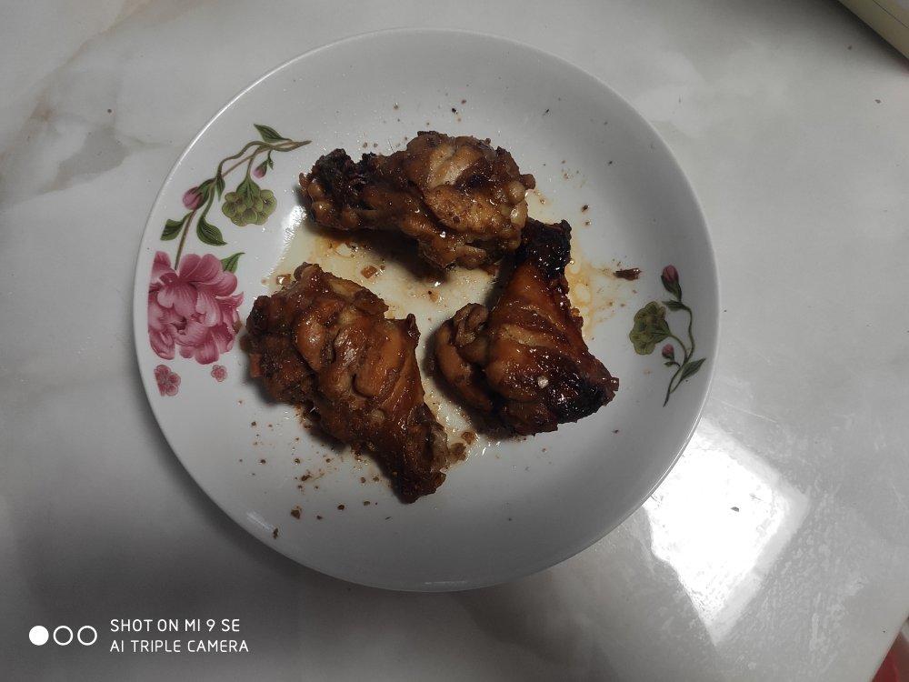 黑椒蜜烤鸡腿（微波炉）超满足