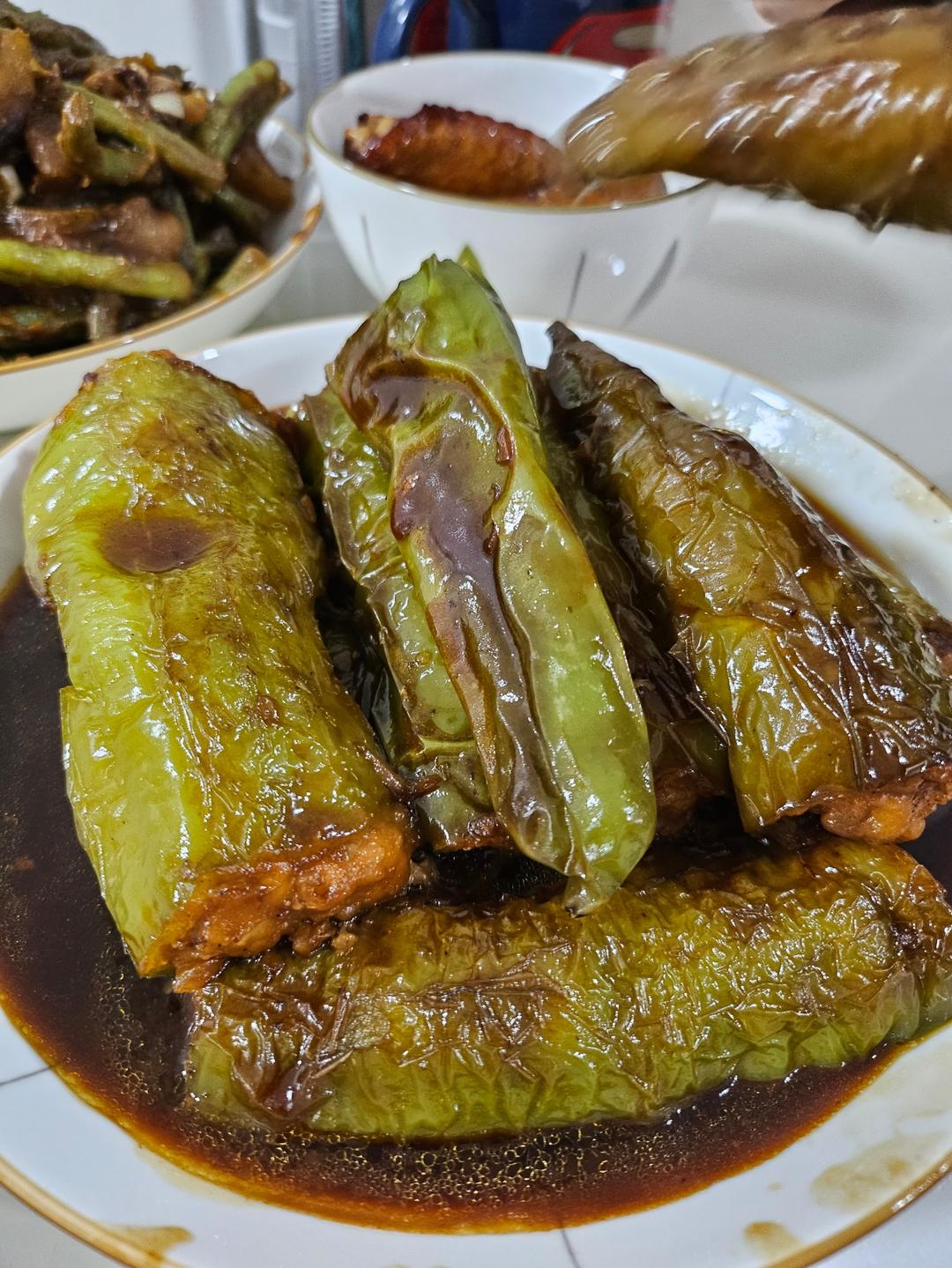 销魂青椒酿肉【超级下饭】