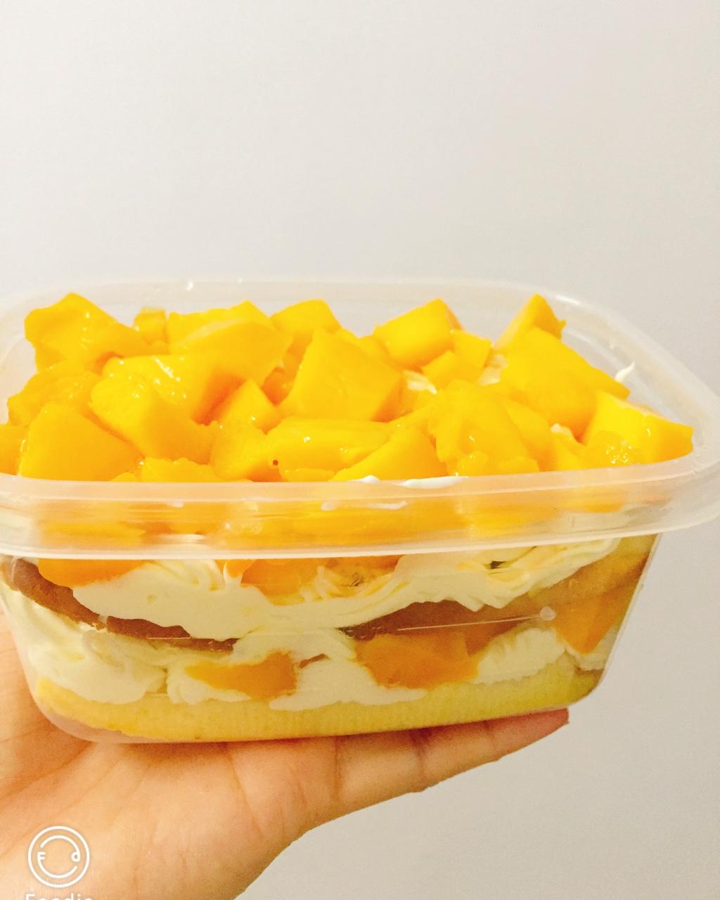 简单快手的便当饭盒水果盒子蛋糕