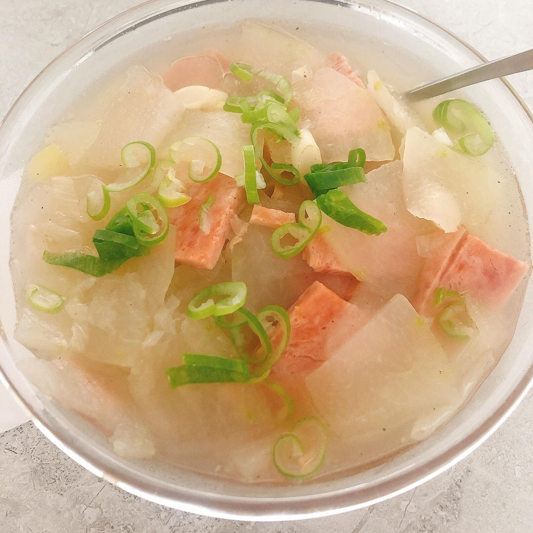 冬瓜火腿汤 鲜得掉眉毛！