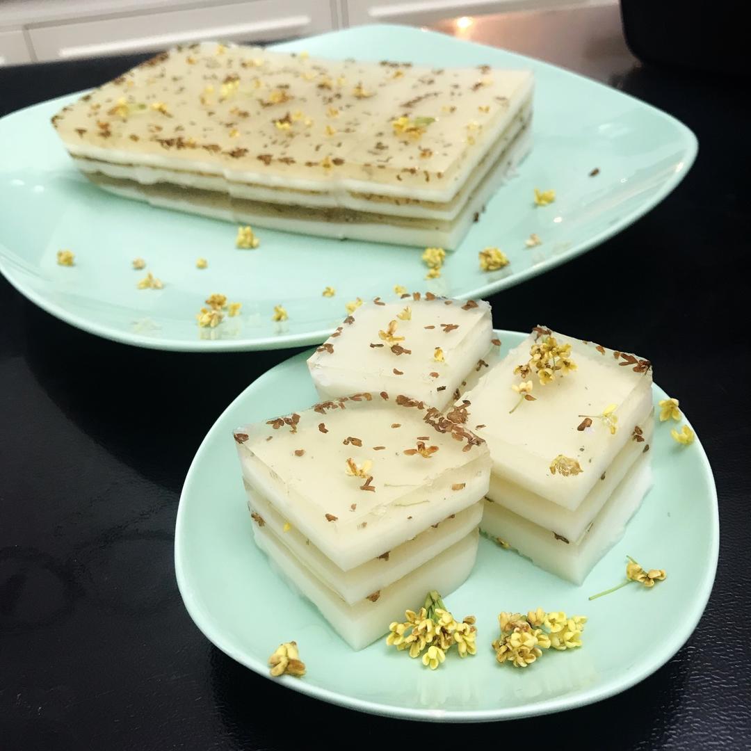 糖桂花椰汁千层糕