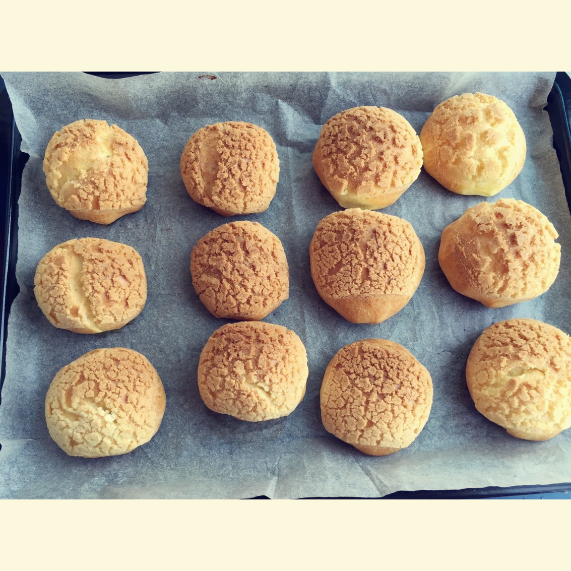 十分美味的酥皮泡芙