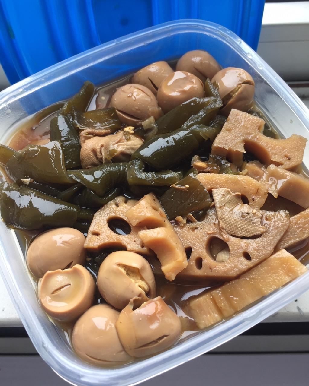 快手卤海带&豆腐皮