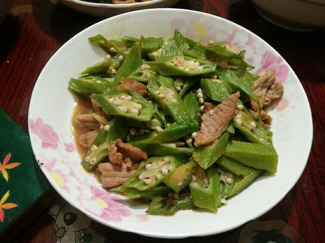 秋葵炒肉