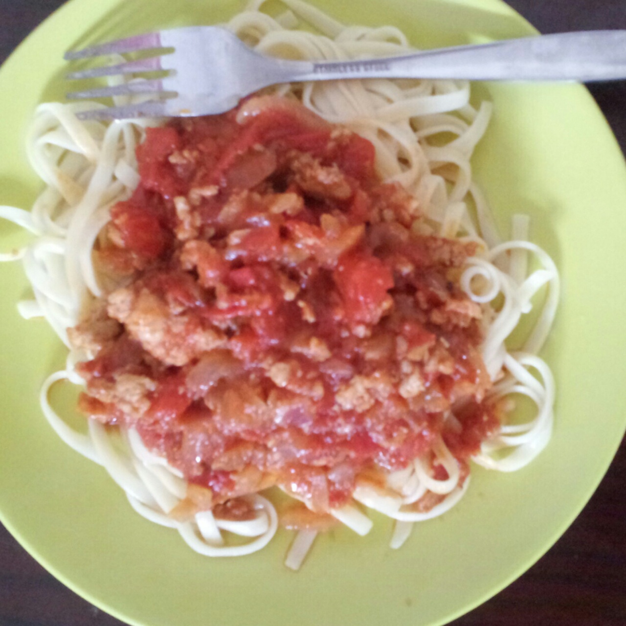 番茄肉酱意大利面（简易版本）