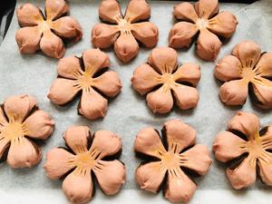 樱花🌸豆沙馅儿小面包 素食的做法 步骤18
