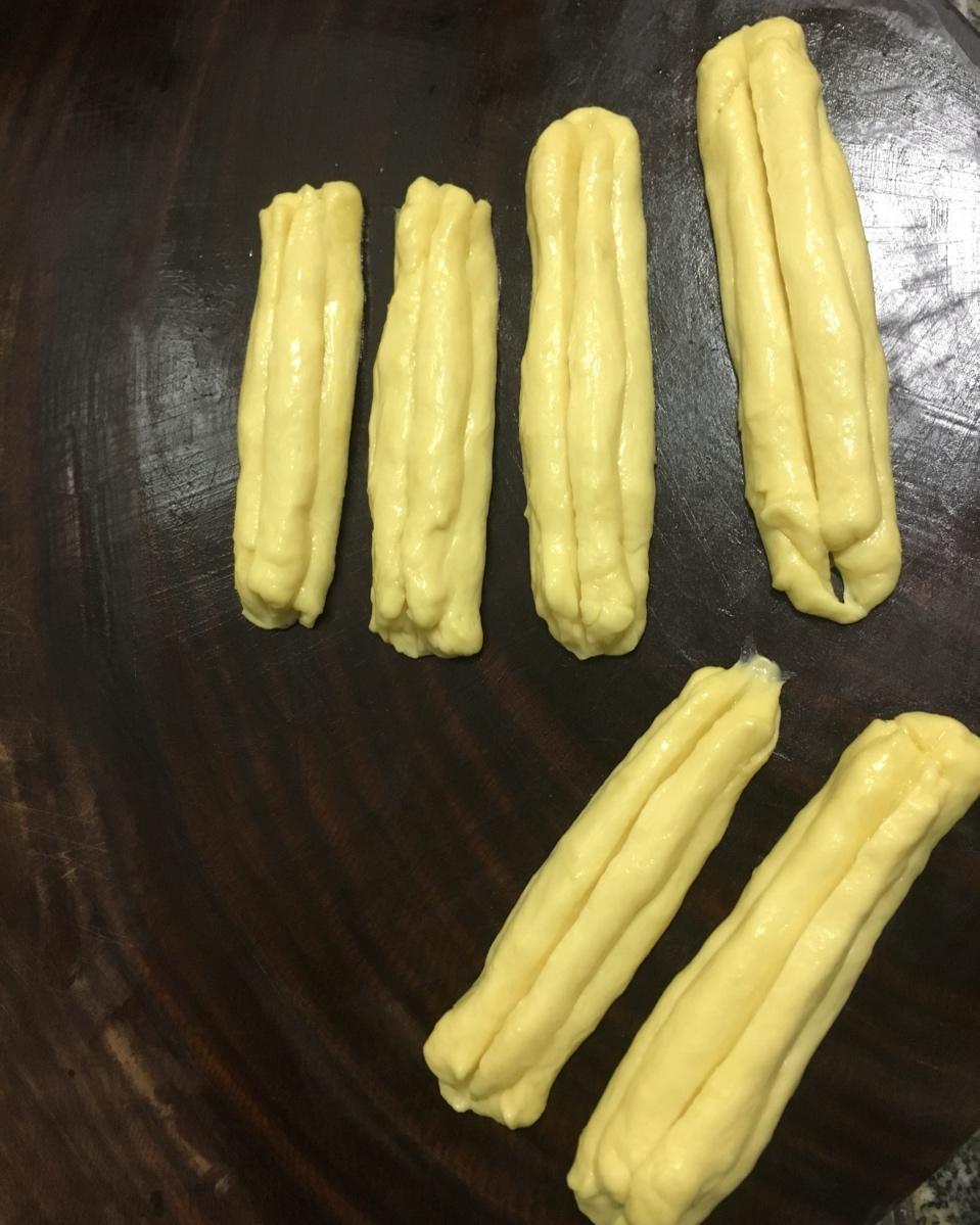 自制无泡打粉油条
