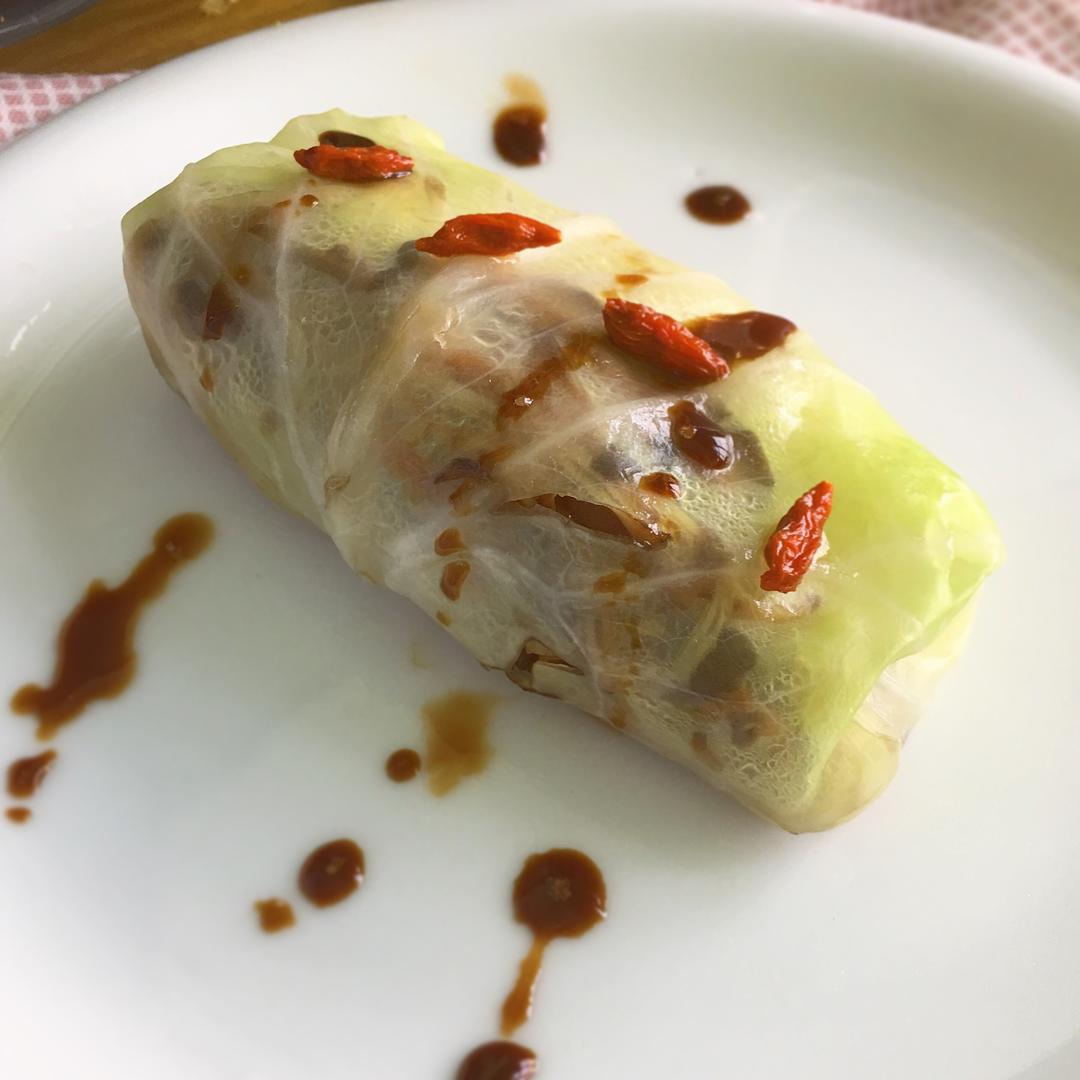 包菜卷(素)的做法